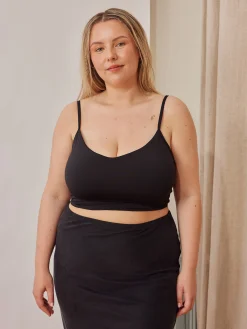 Hot Djerf Avenue Tankini Top Black