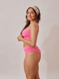 Cheap Djerf Avenue Tankini Top Guava