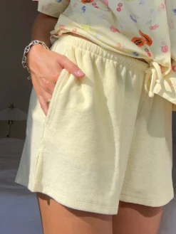 Online Djerf Avenue Terry Shorts Baby Sun