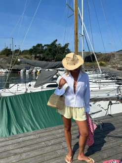 Online Djerf Avenue Terry Shorts Baby Sun