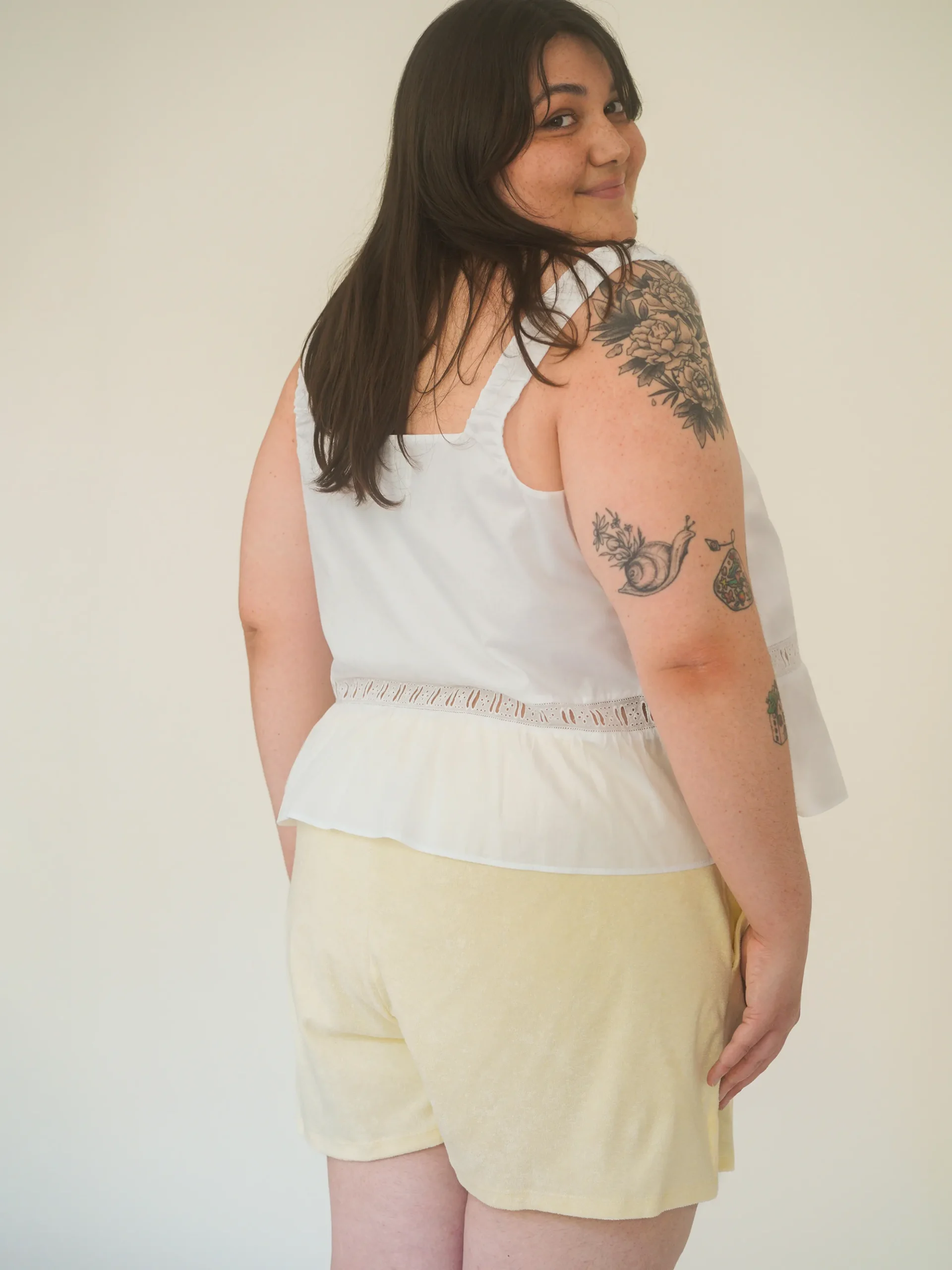 Online Djerf Avenue Terry Shorts Baby Sun