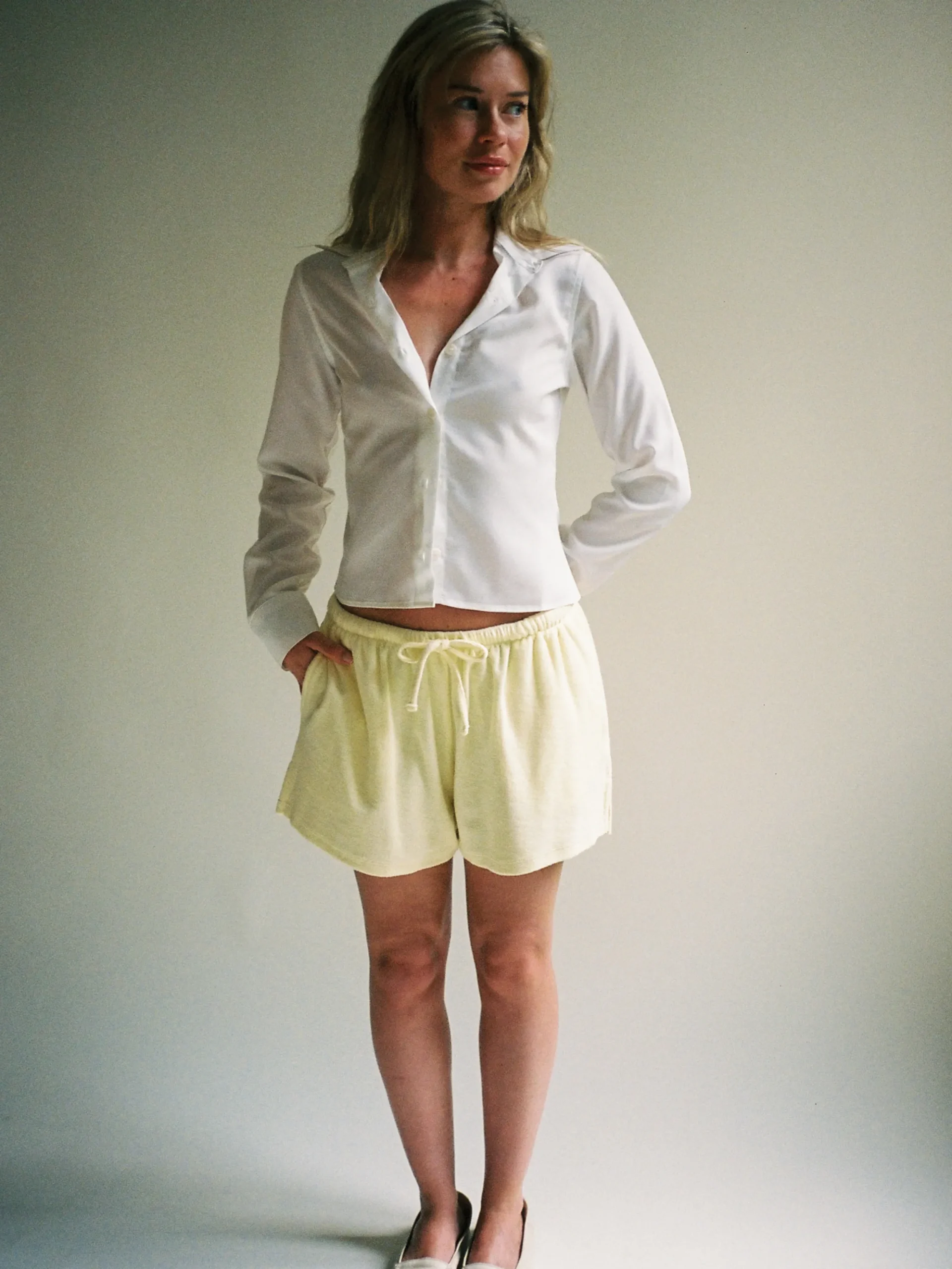 Online Djerf Avenue Terry Shorts Baby Sun