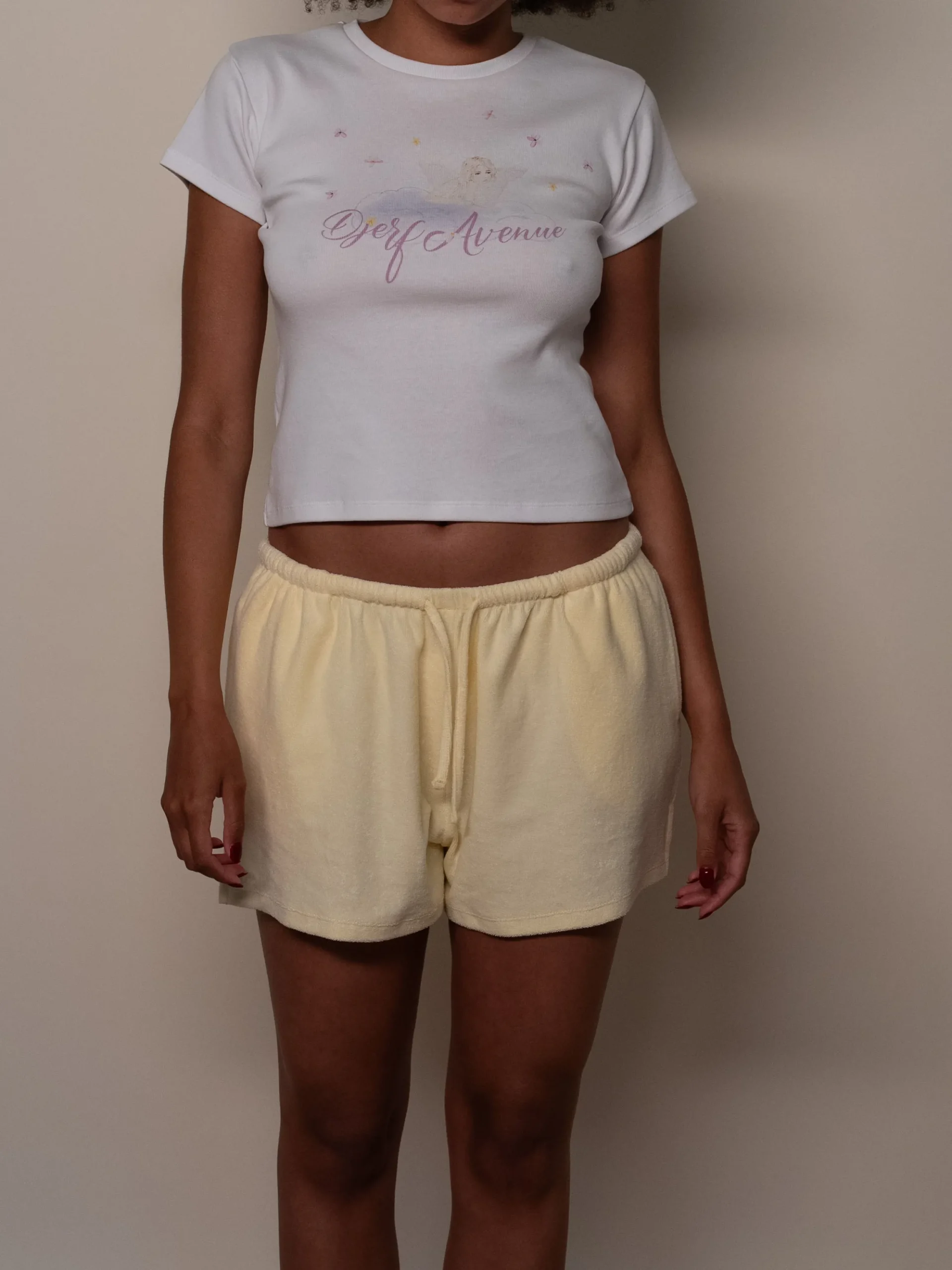 Online Djerf Avenue Terry Shorts Baby Sun