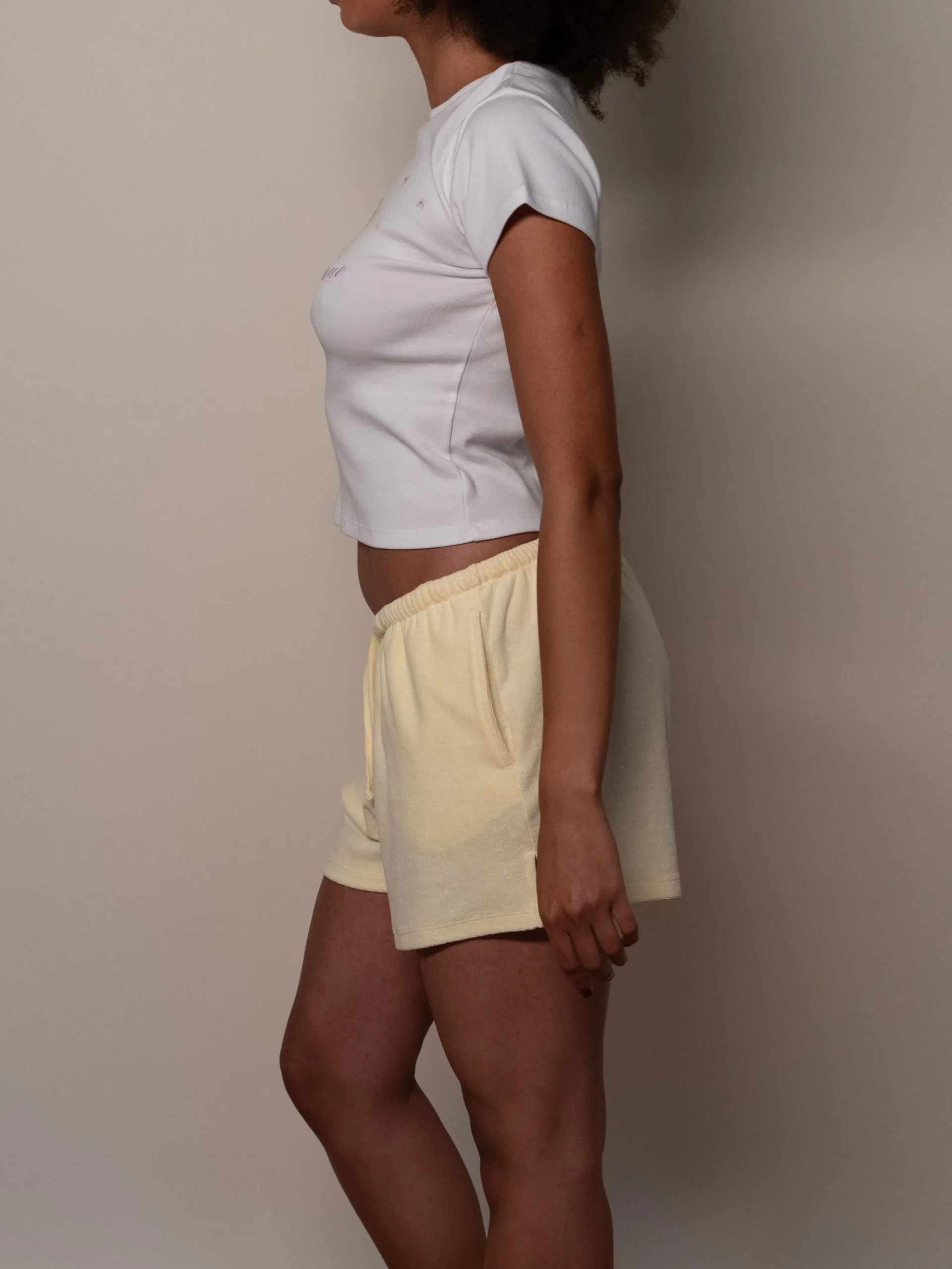 Online Djerf Avenue Terry Shorts Baby Sun