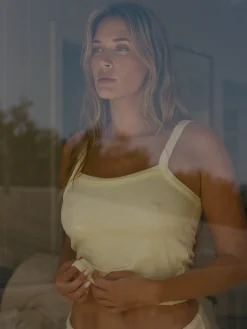 Clearance Djerf Avenue Terry Tank Top Baby Sun