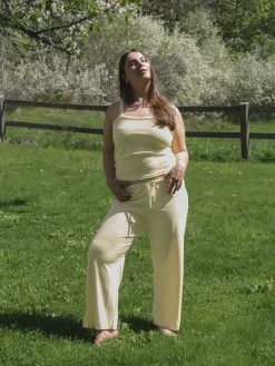 Clearance Djerf Avenue Terry Tank Top Baby Sun