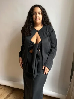 Cheap Djerf Avenue Tie Tank Top Ash