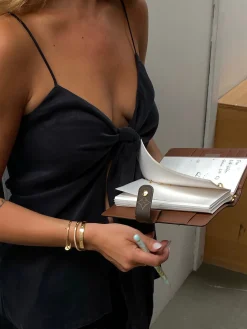 Cheap Djerf Avenue Tie Tank Top Ash