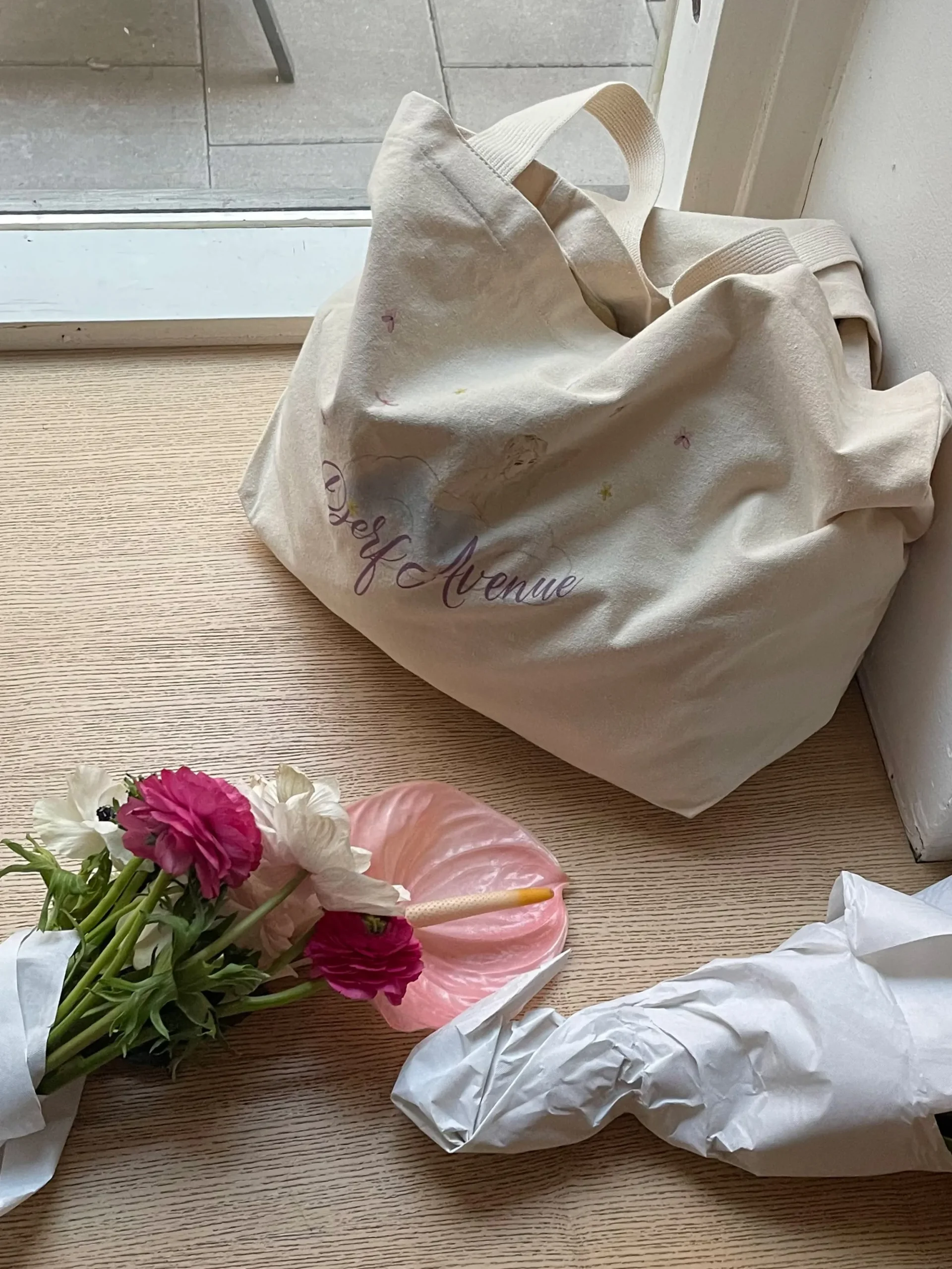 Online Djerf Avenue Tote Bag Angel Print