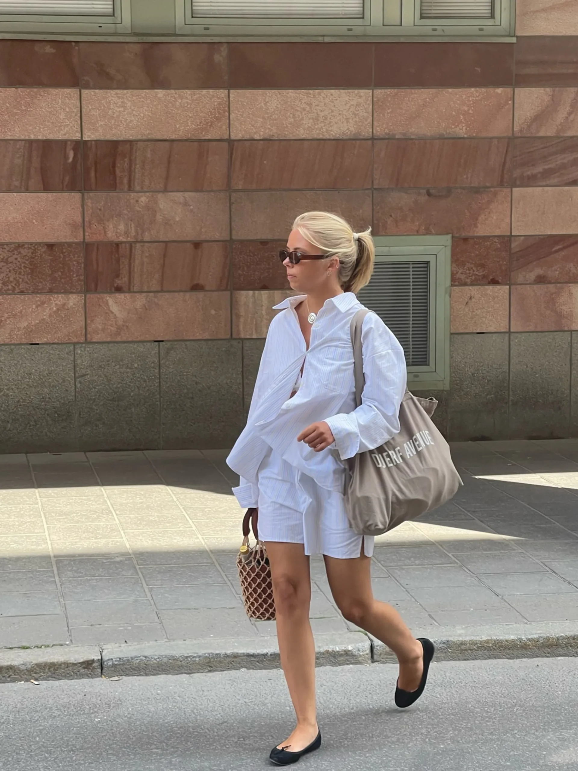 Fashion Djerf Avenue Tote Bag Oat