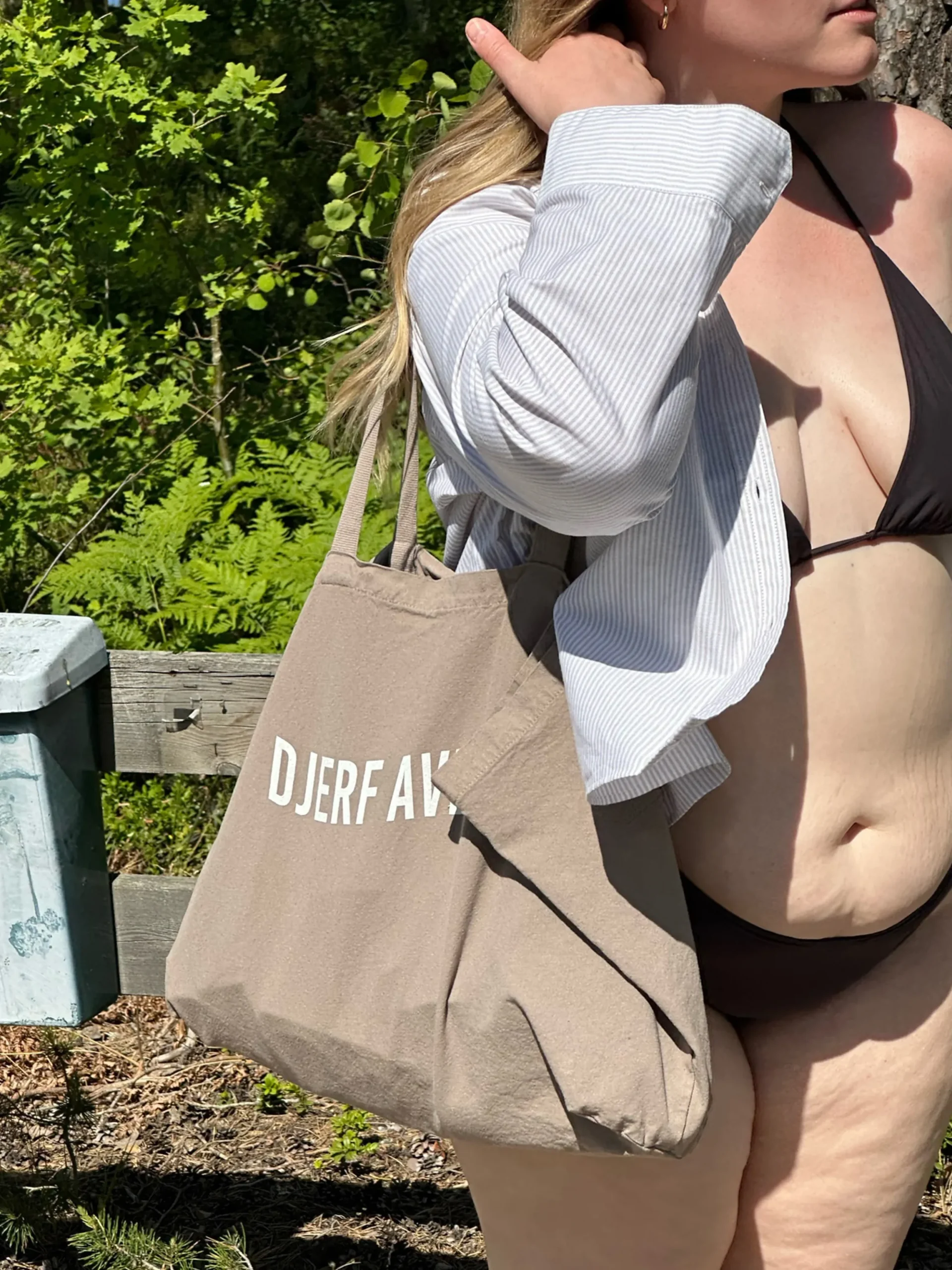 Fashion Djerf Avenue Tote Bag Oat