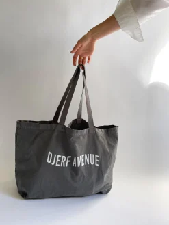 Outlet Djerf Avenue Tote Bag Washed Out Black