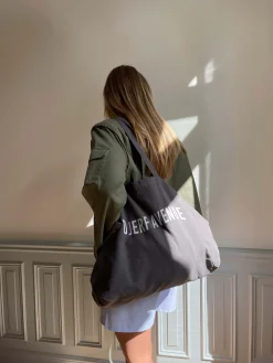 Outlet Djerf Avenue Tote Bag Washed Out Black