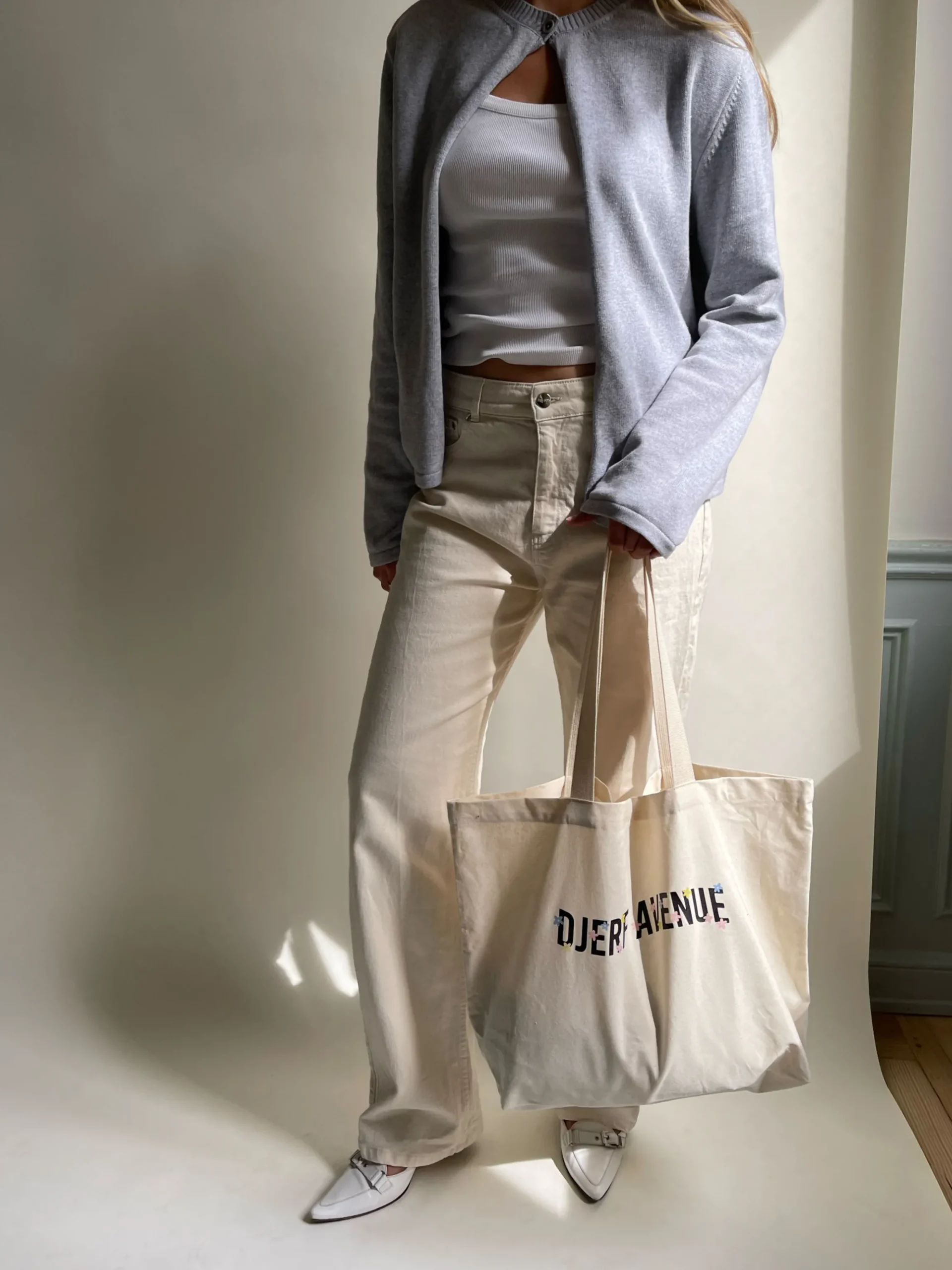 Best Sale Djerf Avenue Tote Bag White