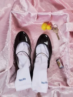 Hot Djerf Avenue Tube Socks White/Blue