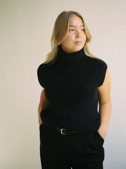 Online Djerf Avenue Turtleneck Top Black