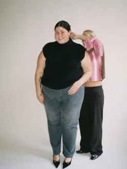 Online Djerf Avenue Turtleneck Top Black