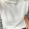 Fashion Djerf Avenue Turtleneck Top Cream