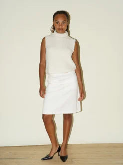 Fashion Djerf Avenue Turtleneck Top Cream