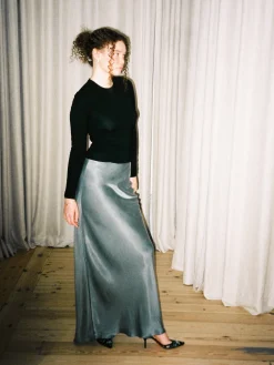 Cheap Djerf Avenue Vision Skirt Storm