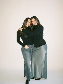 Cheap Djerf Avenue Vision Skirt Storm