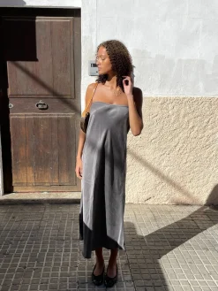 Cheap Djerf Avenue Vision Skirt Storm