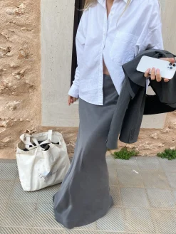 Cheap Djerf Avenue Vision Skirt Storm