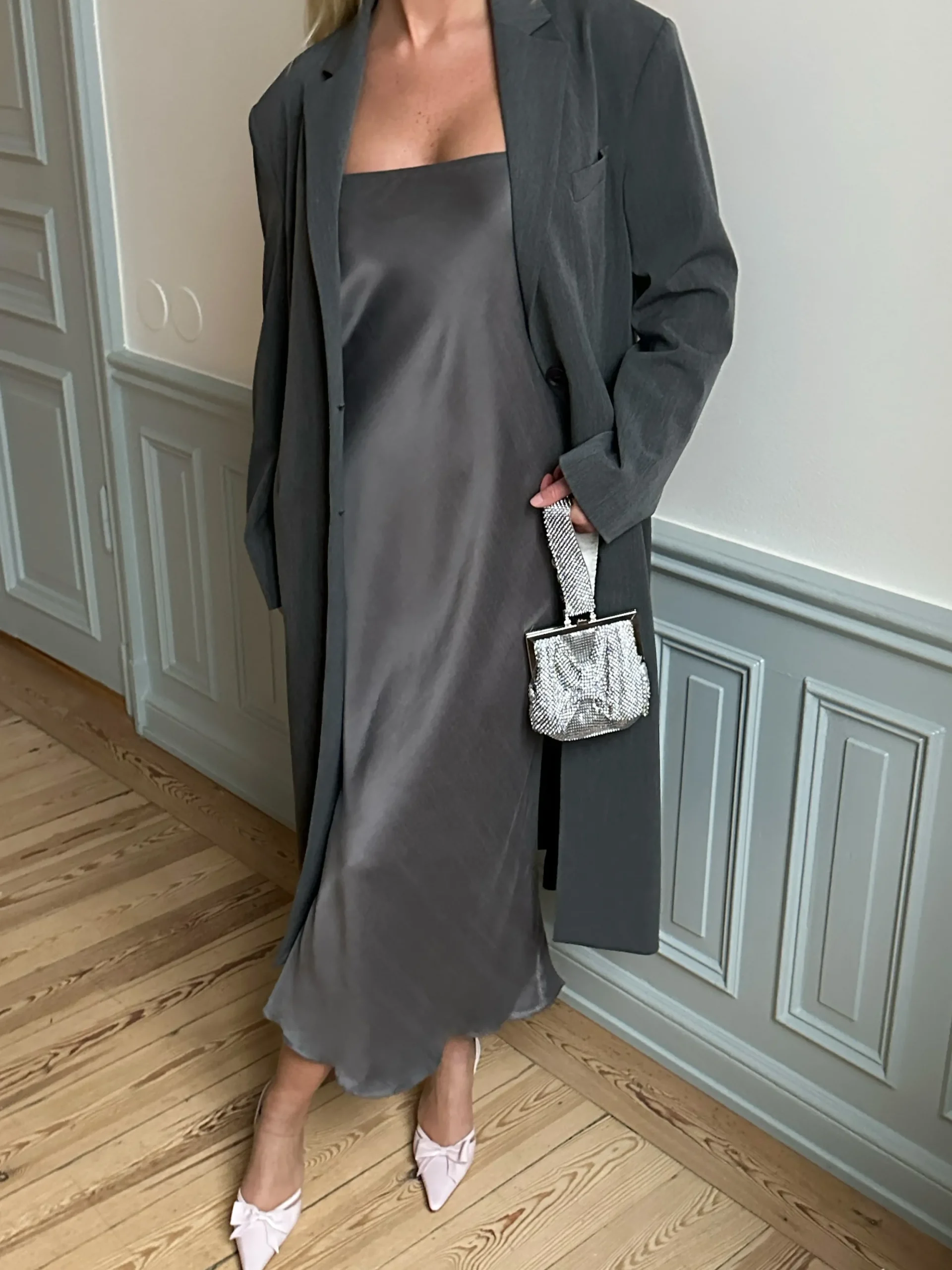 Cheap Djerf Avenue Vision Skirt Storm