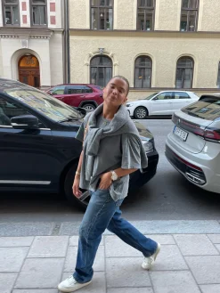 Fashion Djerf Avenue Washed T-shirt Grey Washed grey