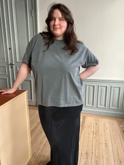 Fashion Djerf Avenue Washed T-shirt Grey Washed grey