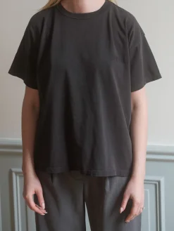 Outlet Djerf Avenue Washed T-shirt Washed Black