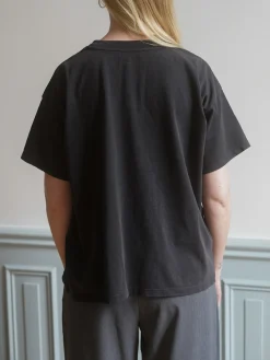 Outlet Djerf Avenue Washed T-shirt Washed Black