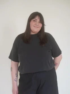 Outlet Djerf Avenue Washed T-shirt Washed Black